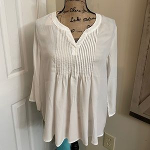Womens size large blouse white